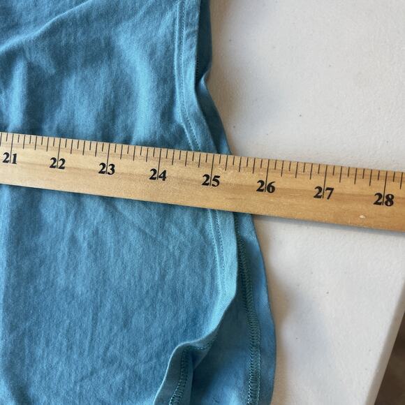 Lululemon Women Sz 12 Tank Tops Lot of 2 Cotton Black Teal Green Racer Back Both - Picture 4 of 13